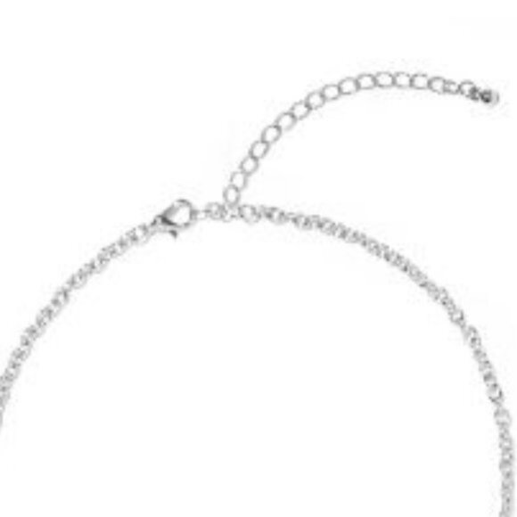 Playboy CZ Padlock Choker Chain - Picture 5 of 5